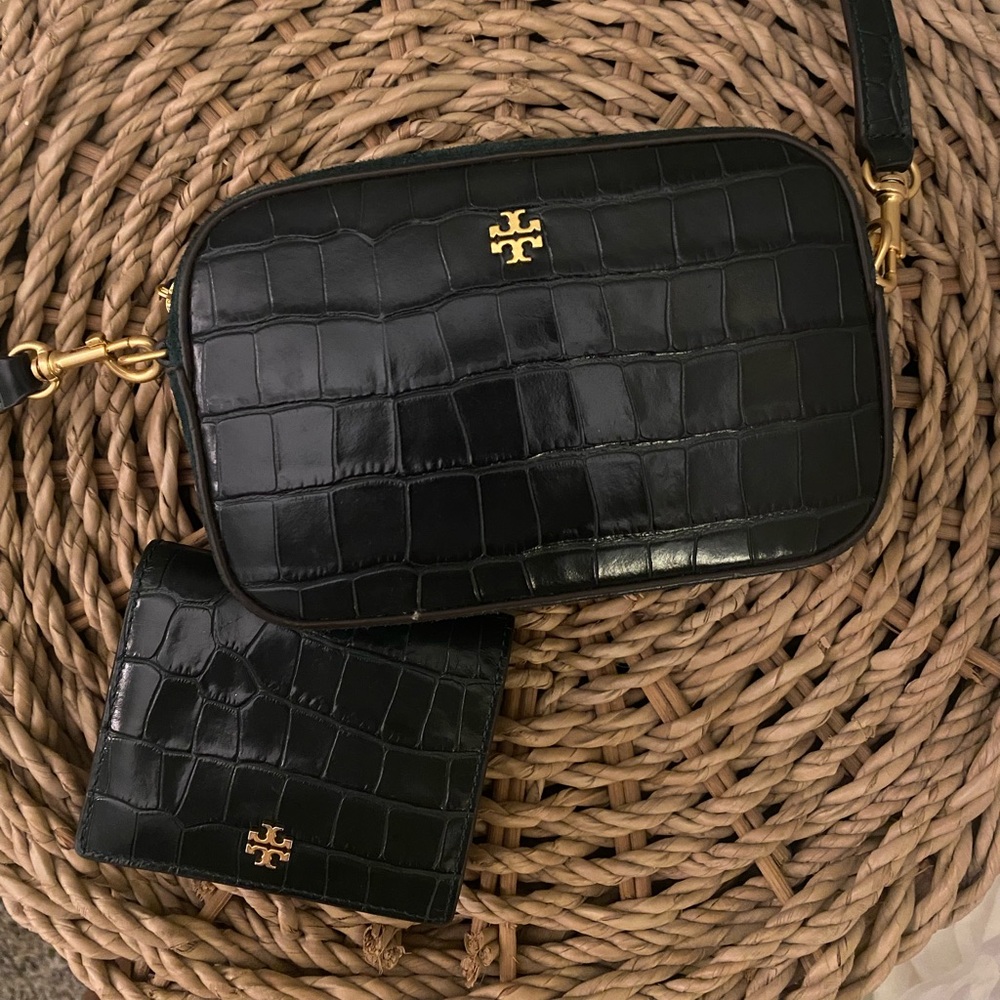 Tory Burch crossbody bag with matching wallet